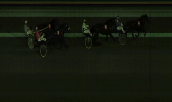 Målfoto for løp 3 på bane JA den 25.11.2018