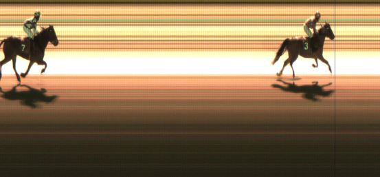 Målfoto for løp 7 på bane JA den 07.12.2018