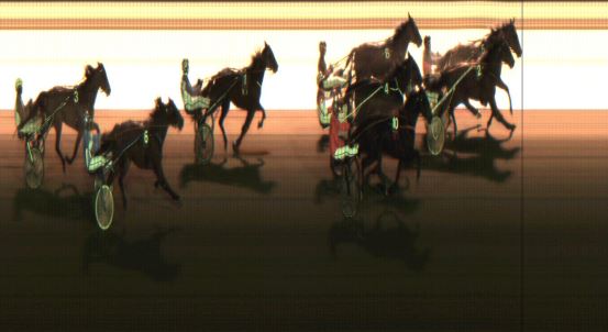 Målfoto for løp 6 på bane JA den 23.12.2018