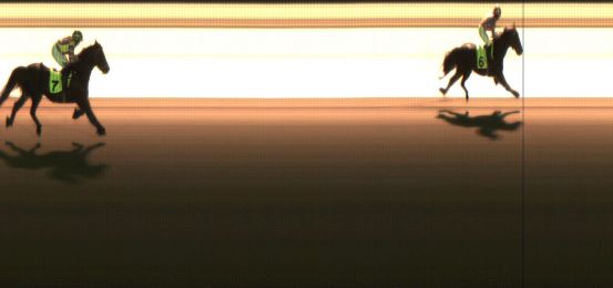 Målfoto for løp 7 på bane JA den 23.12.2018