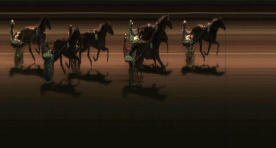 Målfoto for løp 2 på bane JA den 04.01.2019