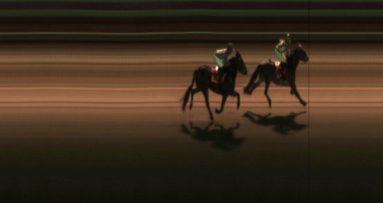 Målfoto for løp 3 på bane JA den 04.01.2019