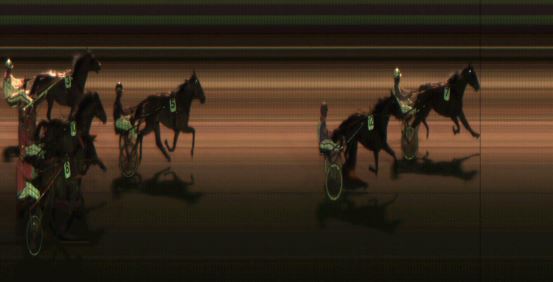 Målfoto for løp 5 på bane JA den 04.01.2019