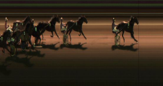 Målfoto for løp 6 på bane JA den 04.01.2019