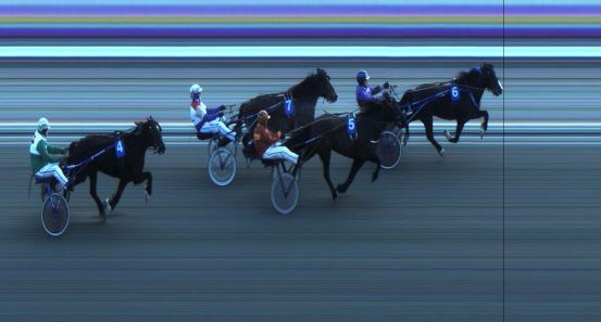 Målfoto for løp 2 på bane JA den 12.01.2019