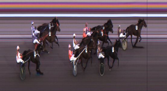 Målfoto for løp 5 på bane JA den 12.01.2019