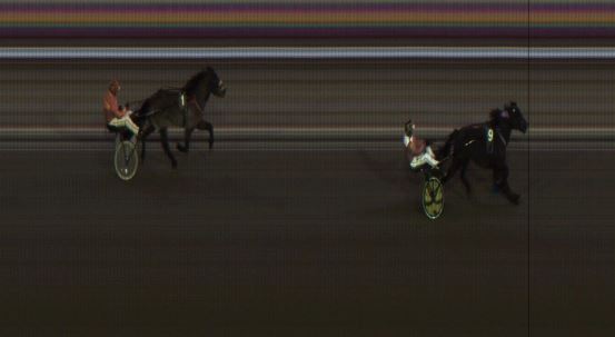 Målfoto for løp 6 på bane JA den 12.01.2019