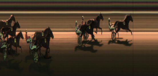 Målfoto for løp 7 på bane JA den 12.01.2019