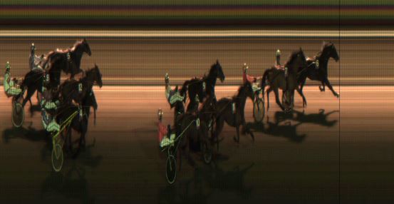 Målfoto for løp 8 på bane JA den 12.01.2019