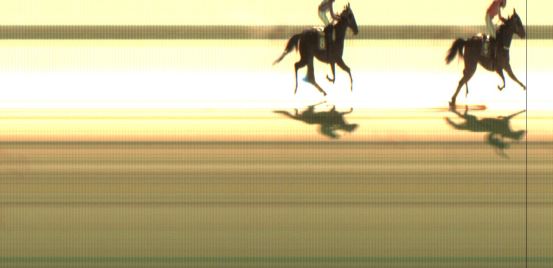 Målfoto for løp 5 på bane JA den 01.02.2019