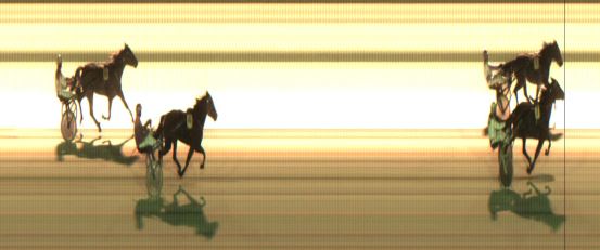 Målfoto for løp 7 på bane JA den 01.02.2019