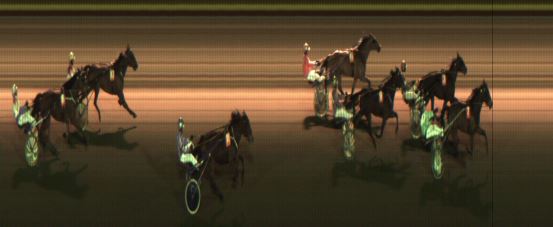 Målfoto for løp 3 på bane JA den 01.03.2019