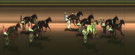 Målfoto for løp 6 på bane JA den 01.03.2019