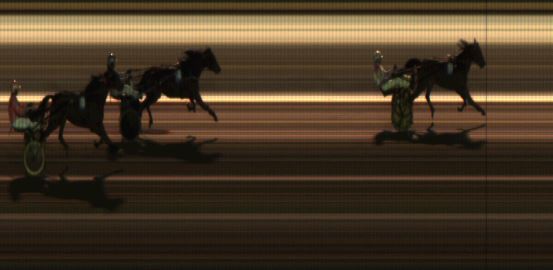 Målfoto for løp 2 på bane JA den 10.03.2019