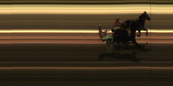 Målfoto for løp 3 på bane JA den 10.03.2019