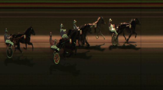 Målfoto for løp 3 på bane JA den 29.03.2019