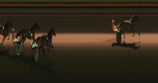 Målfoto for løp 6 på bane JA den 29.03.2019