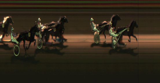 Målfoto for løp 7 på bane JA den 05.04.2019