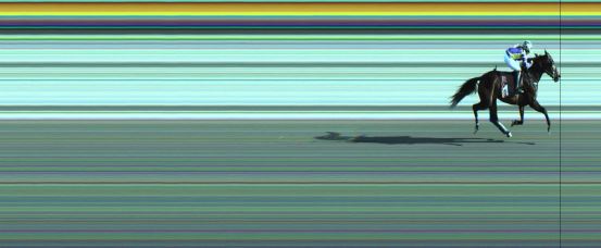 Målfoto for løp 1 på bane JA den 05.05.2019