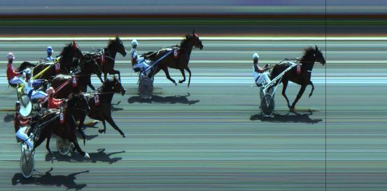 Målfoto for løp 3 på bane JA den 13.05.2019