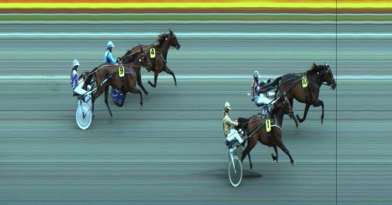 Målfoto for løp 1 på bane JA den 02.06.2019