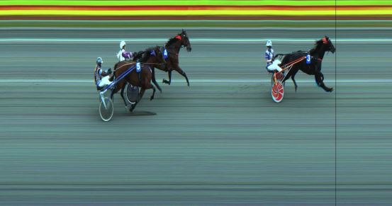 Målfoto for løp 2 på bane JA den 02.06.2019