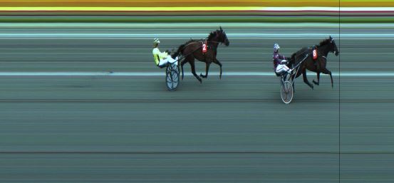 Målfoto for løp 3 på bane JA den 24.06.2019