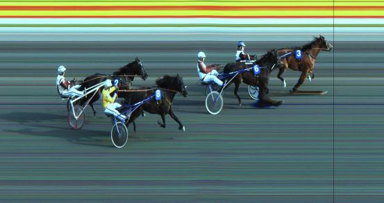 Målfoto for løp 2 på bane JA den 05.07.2019