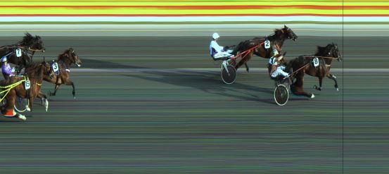 Målfoto for løp 5 på bane JA den 05.07.2019