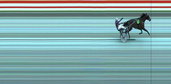 Målfoto for løp 9 på bane JA den 06.07.2019