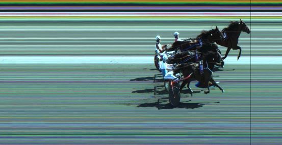 Målfoto for løp 8 på bane JA den 07.07.2019