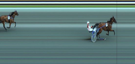 Målfoto for løp 5 på bane JA den 04.08.2019