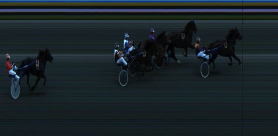 Målfoto for løp 7 på bane JA den 04.08.2019