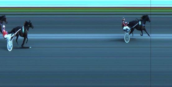 Målfoto for løp 4 på bane JA den 12.08.2019