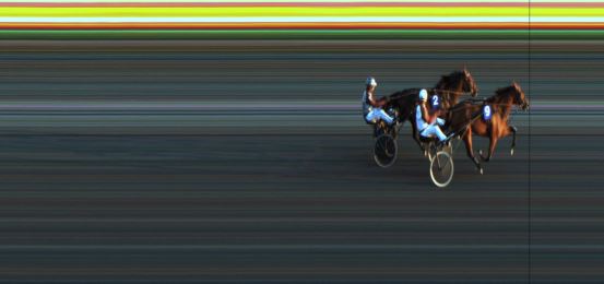 Målfoto for løp 2 på bane JA den 13.09.2019