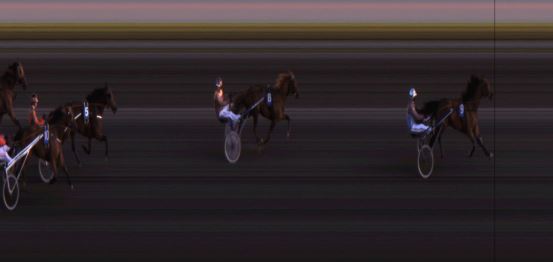 Målfoto for løp 2 på bane JA den 20.09.2019