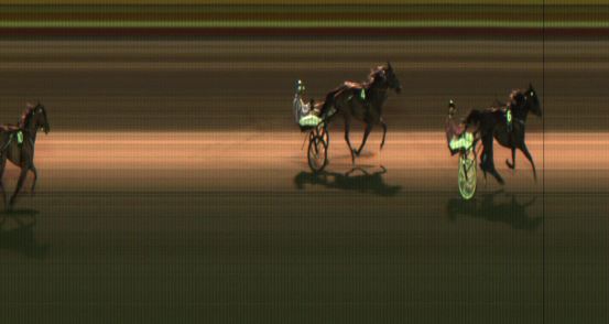 Målfoto for løp 6 på bane JA den 20.09.2019