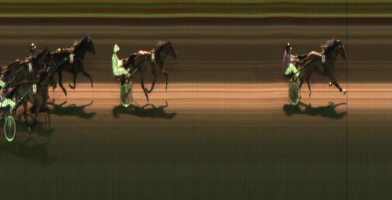 Målfoto for løp 8 på bane JA den 20.09.2019