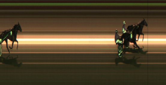 Målfoto for løp 4 på bane JA den 27.09.2019