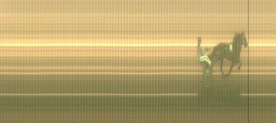 Målfoto for løp 4 på bane JA den 11.10.2019