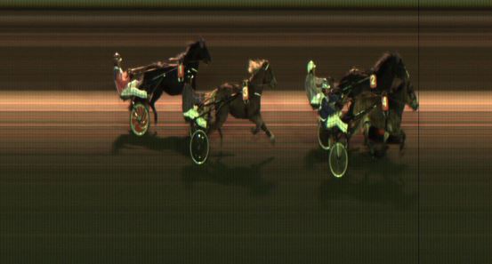 Målfoto for løp 3 på bane JA den 25.10.2019