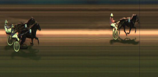 Målfoto for løp 2 på bane JA den 01.11.2019