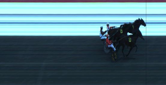 Målfoto for løp 1 på bane JA den 09.11.2019