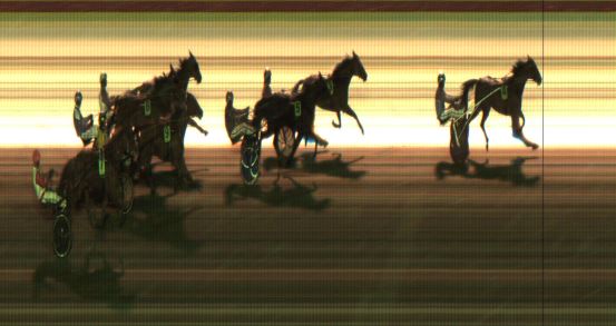 Målfoto for løp 9 på bane JA den 09.11.2019