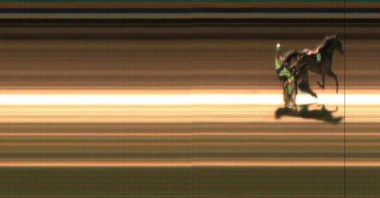 Målfoto for løp 2 på bane JA den 24.11.2019