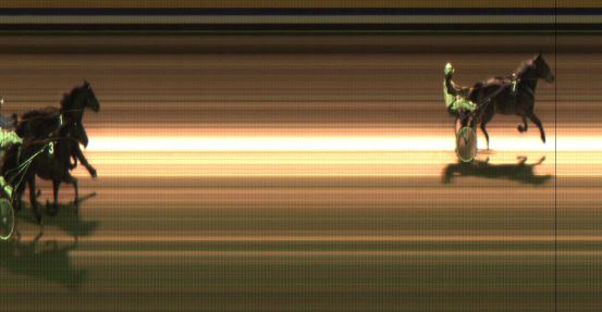 Målfoto for løp 6 på bane JA den 24.11.2019