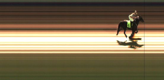 Målfoto for løp 8 på bane JA den 22.12.2019