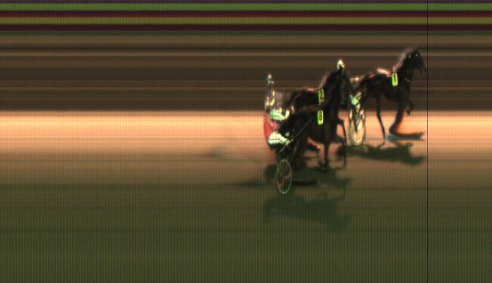 Målfoto for løp 1 på bane JA den 03.01.2020