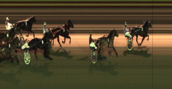 Målfoto for løp 6 på bane JA den 03.01.2020