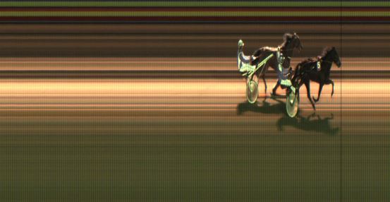 Målfoto for løp 8 på bane JA den 03.01.2020